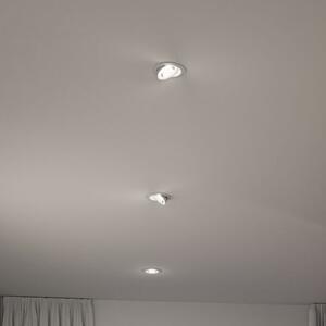 Paulmann Aumus White Select CCT LED ugradbena svjetiljka, bijela, set od 3, prigušiva, Bijela, Dnevni boravak/blagovaonica, Aluminij, Montaža na strop