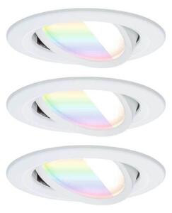 Reflektori Paulmann, Nova Coin Smart, prigušiv, Bijela, Dnevna soba, Aluminij, Moderan