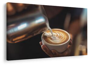Slika latte art u šalici