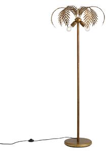 Vintage podna svjetiljka zlatna 156 cm 2-svjetla - Botanica