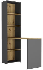 Pisaći stol s policom MODERN B-50S - 120 x 50 x 180 cm - razne verzije boja artisan mix antracit