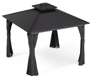 Sjenica Blumfeldt ShadeFortress, 3 x 3 m, krov od pocinčanog čelika, štiti od sunca, kiše i vjetra