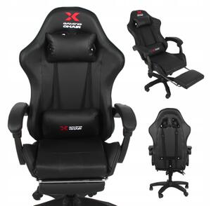 Xgaming gaming stolica s naslonom za noge - crna