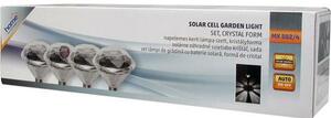 Home Solarna vrtna LED lampa, metalna, set 4 komada, 200 mAh - MX 802/4 5498