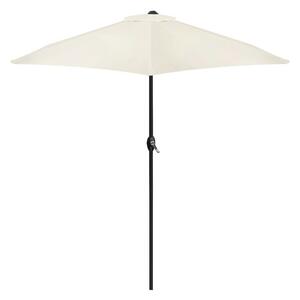 Sklopivi suncobran s nagibom - 210 cm Bež