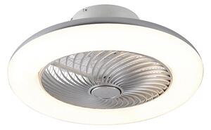 Dizajn stropnog ventilatora srebrne boje - Clima
