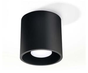 Crna stropna lampa Sollux Roda