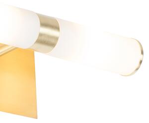 Moderna zidna svjetiljka zlatna IP44 2-svjetlo - Kupatilo