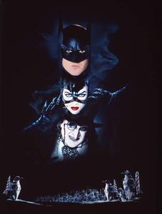 Fotografija Michael Keaton, Michelle Pfeiffer And Danny Devito., Batman Returns 1992