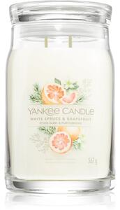 Yankee Candle White Spruce & Grapefruit mirisna svijeća 567 g