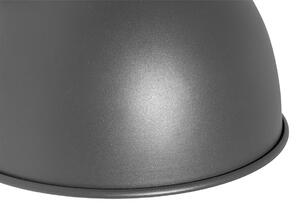 Industrijska vanjska zidna svjetiljka tamno siva okrugla IP44 - Natas