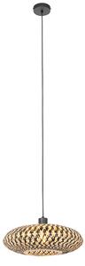 Orijentalna viseća lampa crni bambus 40 cm - Ostrava