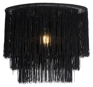 Orijentalna stropna svjetiljka zlatno crna sjena s resama - Franxa