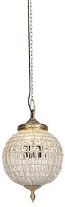 Art Deco viseća svjetiljka kristal sa zlatom 35 cm - Kasbah