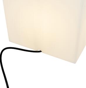 Moderna vanjska svjetiljka bijela 30 cm kvadrat IP44 - Nura