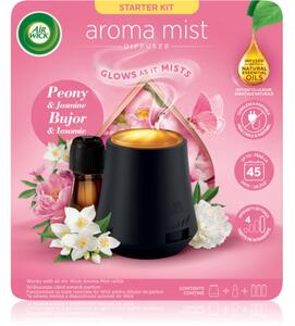 Air Wick Aroma Mist Peony & Jasmine aroma difuzer s punjenjem + baterija 1 kom