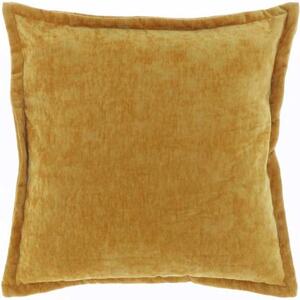 Baršunasti ukrasni jastuk VIOLA 45x45 cm, narančasti