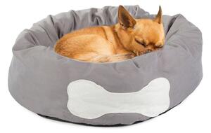Plišani krevet za psa/mačku BONENEST 50 cm, sivi