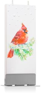 Flatyz Holiday Red Bird ukrasna svijeća 6x15 cm
