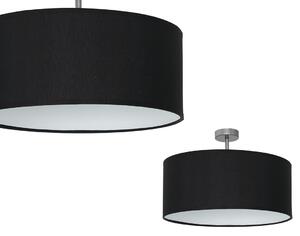 CASINO BLACK/KROM stropna svjetiljka 1xE27