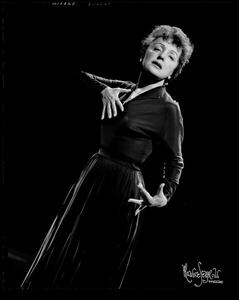 Fotografija Edith Piaf 1955 on American tour, Seymour, Maurice