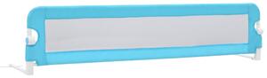 VidaXL Sigurnosna ogradica za dječji krevet plava 180x42 cm poliester