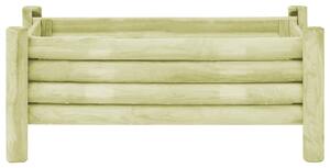 VidaXL Povišena vrtna gredica od impregnirane borovine 100x60x42 cm