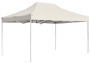 VidaXL Profesionalni sklopivi šator za zabave aluminijski 4,5x3 m krem