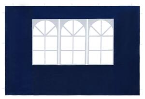 VidaXL Bočni zid za šator s prozorom 2 kom PE plavi