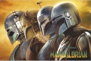 Poster Star Wars: The Mandalorian - Mandalorians, (91.5 x 61 cm)