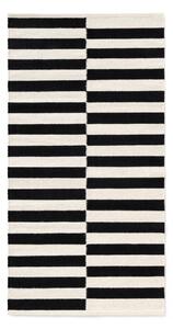 Crno-bijeli obostrani/ručno rađen vuneni tepih 80x150 cm Donna – Hanse Home