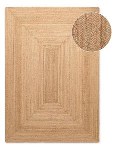 Obostrani/ručno rađen juten tepih u prirodnoj boji 120x180 cm Juno – Hanse Home