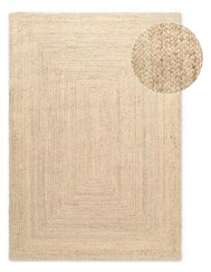 Obostrani/ručno rađen juten tepih u svijetloj prirodnoj boji 80x150 cm Juno – Hanse Home
