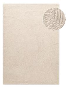 Ručno rađen vunen tepih u svijetloj prirodnoj boji 80x150 cm Eleni Natural White – Hanse Home