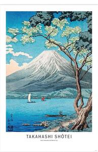 Poster Takahashi Shotei - Lake Yamanaka and Mount Fuji, (61 x 91.5 cm)