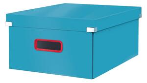Plava kartonska kutija za pohranu s poklopcem 48x37x20 cm Click&Store – Leitz