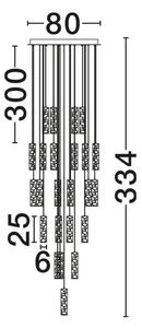 DILETTO Visilica Triac dimabilna LED 188 W 3000K NL9019865
