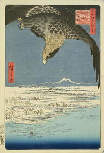 Reprodukcija Eagle Over 100,000 Acre Plain at Susaki, Fukagawa ('Juman-tsubo'),, Ando or Utagawa Hiroshige