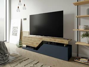 TV stol Utica 102Wotan hrast, Antracit, 160x47x35cm