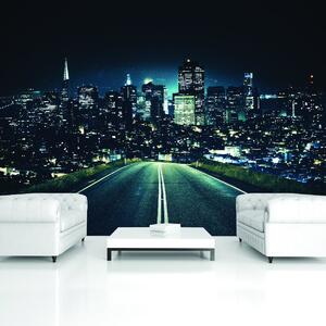 Foto tapeta - Put do grada (152,5x104 cm)