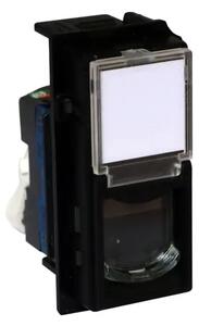 LNOW MREŽNA UTIČNICA 1×RJ45 1M CRNA KG4279C6