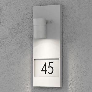 Kućni broj svijetli Modena 7655, siva