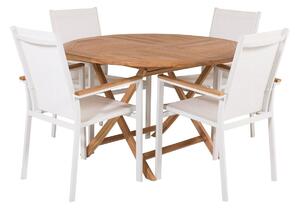 Set stola i stolica Dallas 4802Drvo, Tekstil
