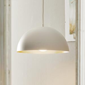 Eko-Light Beta viseća lampa u bijeloj i zlatnoj boji, prigušiva, Bijela, Dnevni boravak/blagovaonica, Metal