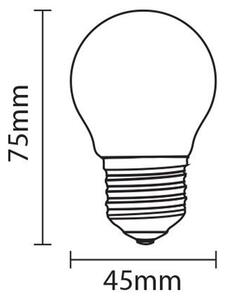 LED ŽARULJA E27 G45 4W FILAMENT - Toplo bijela