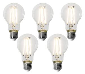 Set od 5 E27 prigušivih LED žarulja A60 8W 900 lm 3000K