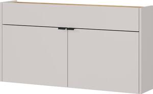 Krem viseći ormarić 110x57x22 cm Ameca – Germania