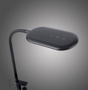 Moderna svjetiljka sa stezaljkama crna s mogućnošću zatamnjivanja uključujući LED - Kiril