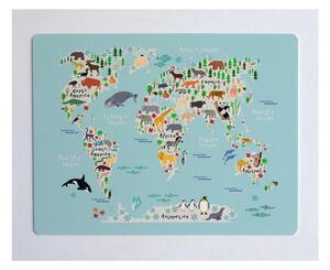 Prostirka za stol Little Nice Things World Map, 55 x 35 cm
