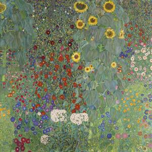 Reprodukcija Farm Garden with Sunflowers (1905-06), Gustav Klimt